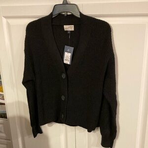 NWT Universal Thread black cardigan sweater.